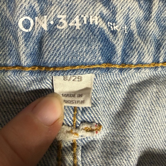 Women’s Light Blue Denim Maxi Skirt - Picture 3 of 4